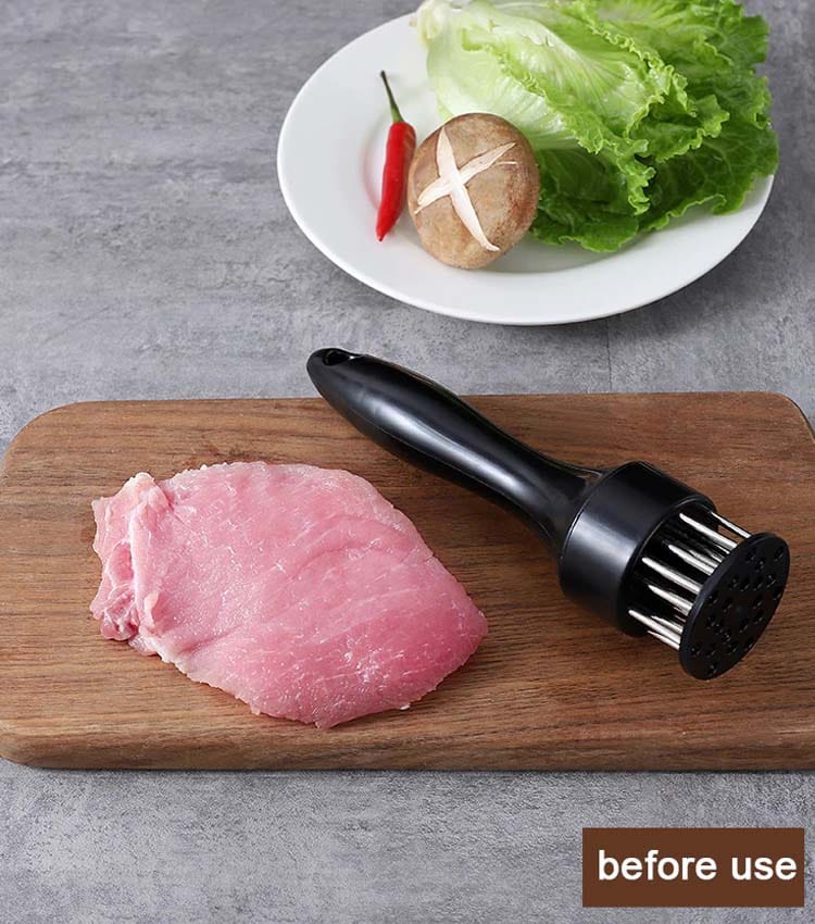 Meat Before Using Meat Tenderizer